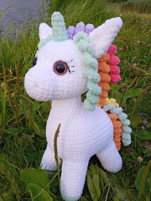 Jednorożec pluszowy , handmade
