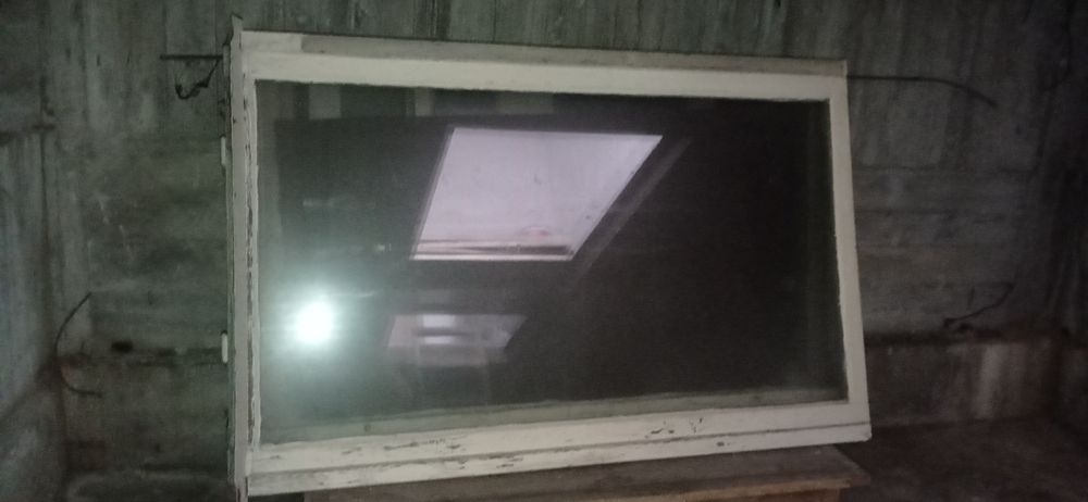 Okna drewniane 6 sztuk jednoszybowe