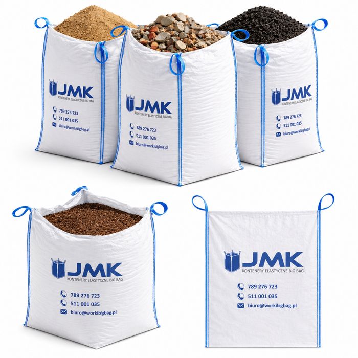 Worki big bag 160cm 1000kg Duza ilosc Zaopatrzenie Firm i Gospodarstw Rolnych