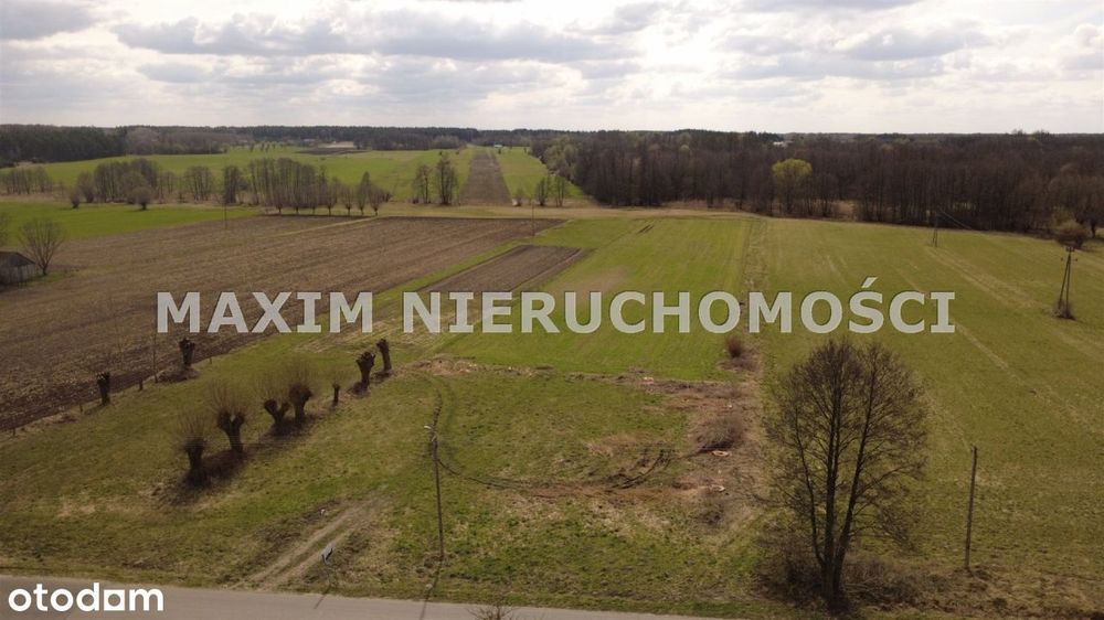 Duża działka inwestycyjna 0,62 ha pod 4 domy