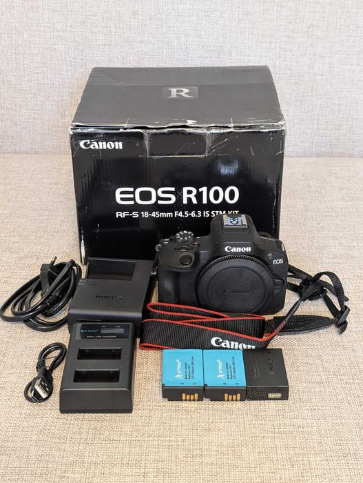 CANON EOS R100 dodatkowe baterie