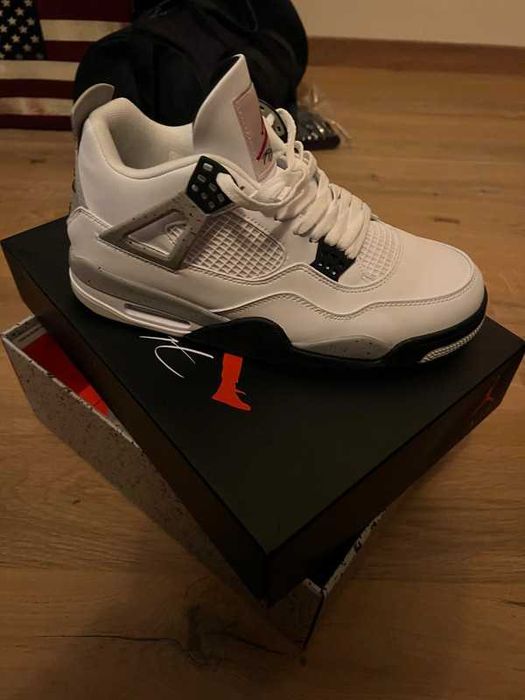 Jordan 4 Retro White Cement r.44