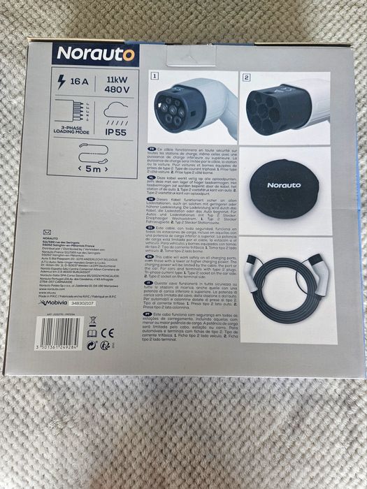 Cabo para carregamento Evs