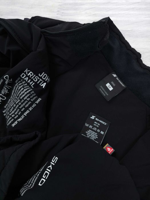 SKIGO Primaloft BCT Wool Merino Męska Kamizelka Czarna Rozpinana M