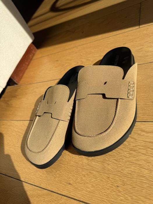 Mule Hermes klapki  wiralowe rozm. 39 dl. 25 cm wysylka GRATIS