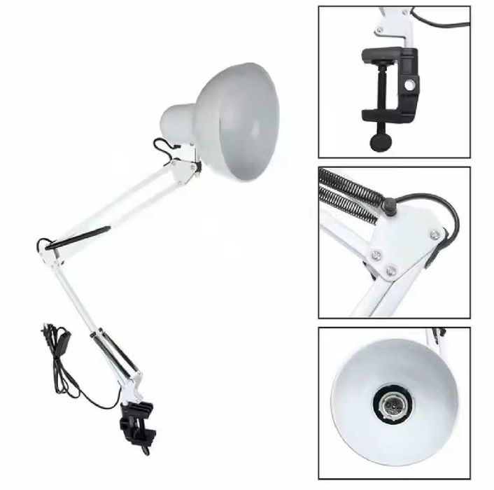 Настільна лампа на струбцині \ Настольная лампа на струбцине