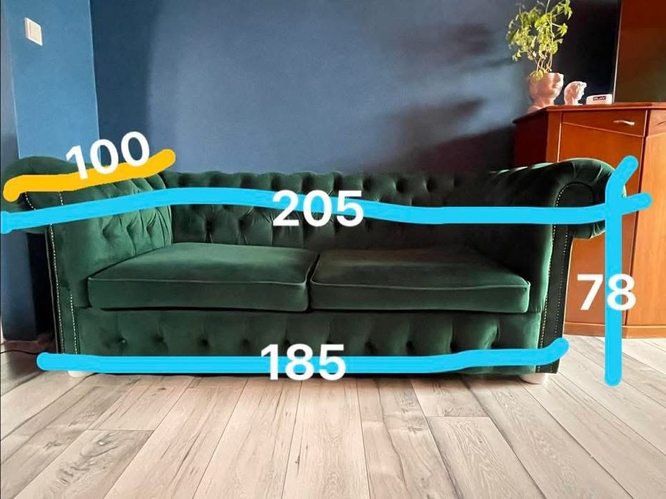 Sofa /butelkowa zieleń