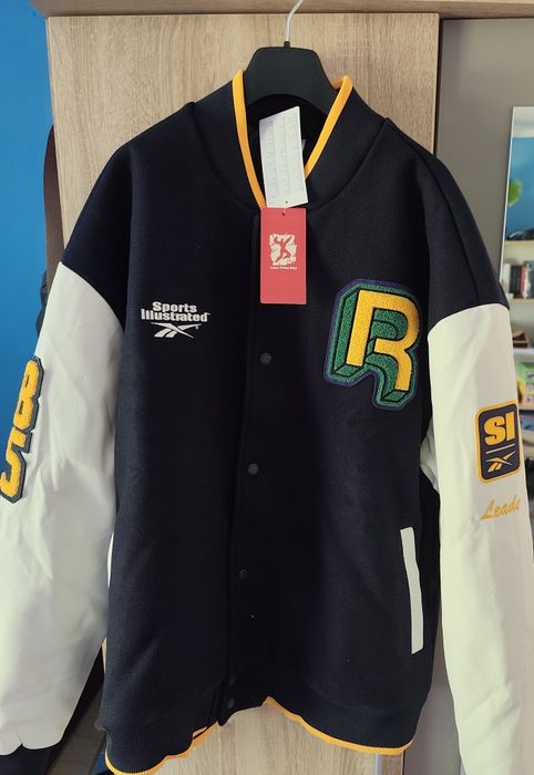 Kurtka bomber wielobarwna firmy Reebok