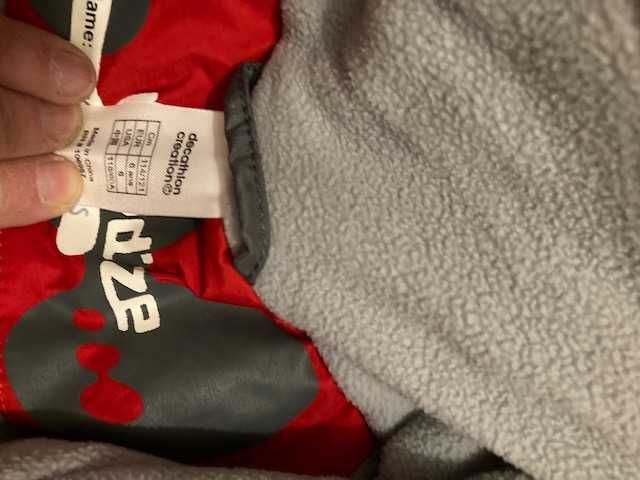 Casaco de neve criança