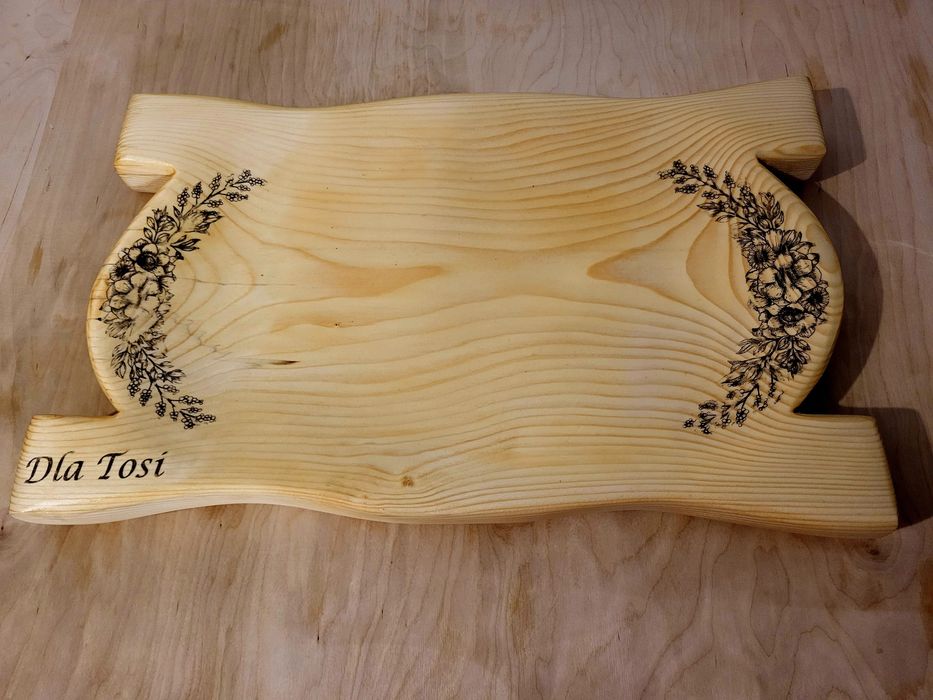 Koryta góralskie drewniane komplet 50, 60 cm na Mięso GRILL