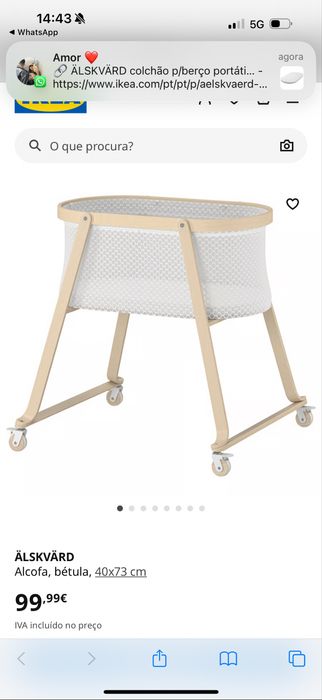 Cama de bebe  ikea