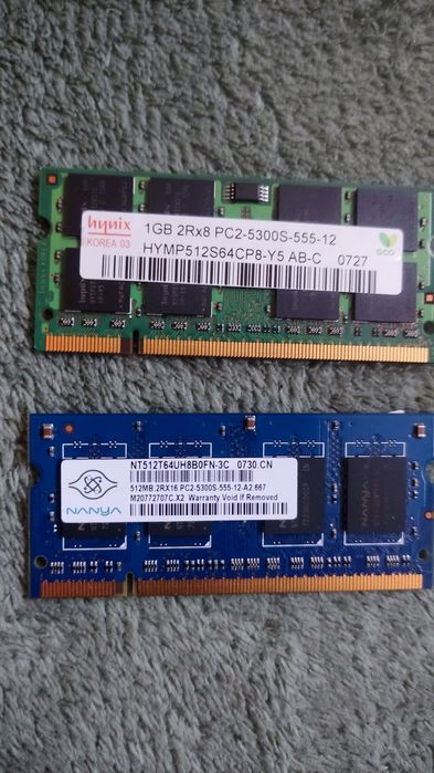Pamięć RAM laptop DDR 2 Dwie kości