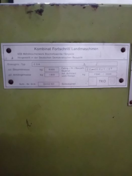 Sprzedam Fortschritt E514