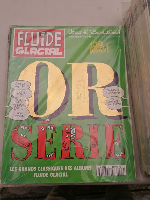 265 números Banda-desenhada FRANCO-BELGA FLUIDE GLACIAL