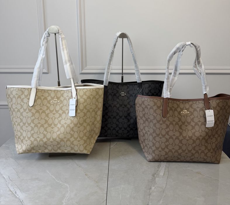Сумка Coach city шопер Coach City Tote in Signature