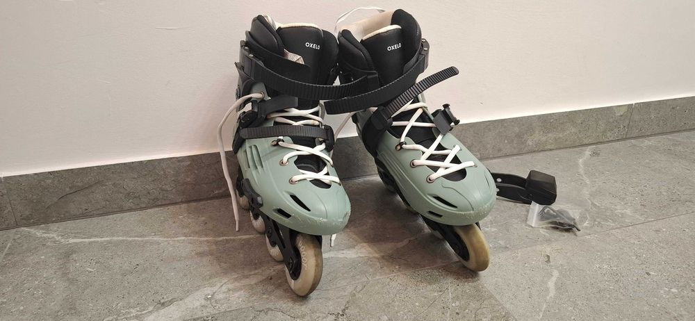 Rolki freeride Oxelo MF500 Hardboot - rozmiar 45
