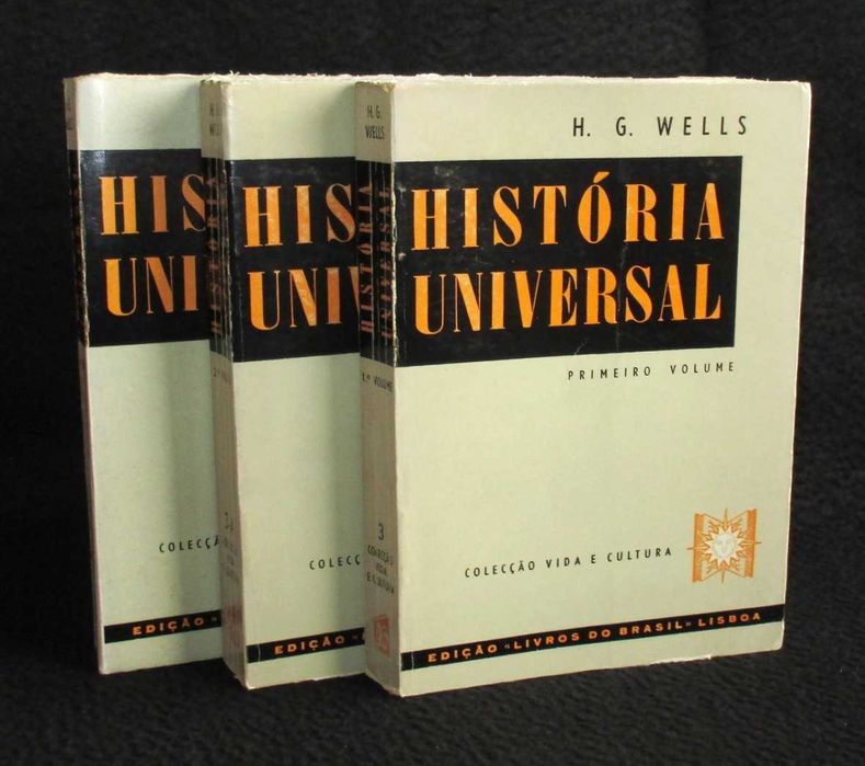 Livros História Universal H. G. Wells 3 Volumes - Completo