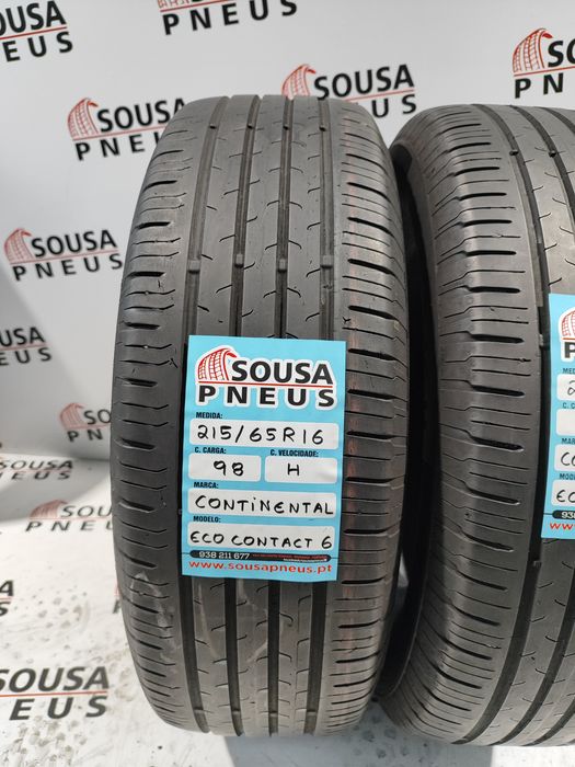 2 pneus semi novos continental 215-65R16 - Oferta dos Portes