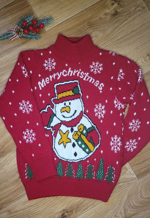 Светр джемпер кофта новорічний сніговик  свитер новогодний New Year