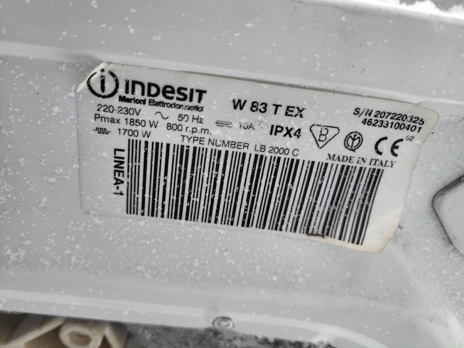 Запчастини до пральної машин Indesit W83T