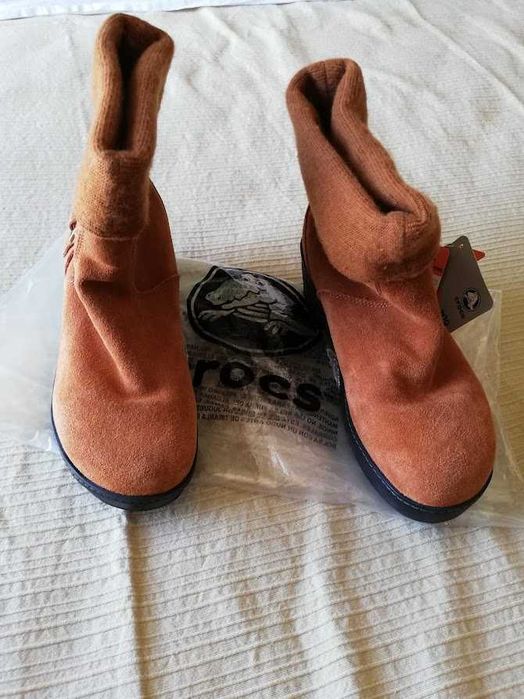 Botas novas da Crocs