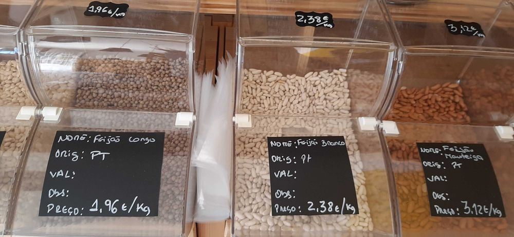 Expositor de gomas, chás,  frutos secos etc