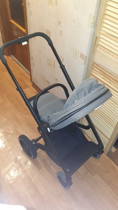 Візок ПРОГУЛКА Cybex (Коляска) Balios S Lux Soho Grey (з бампером)