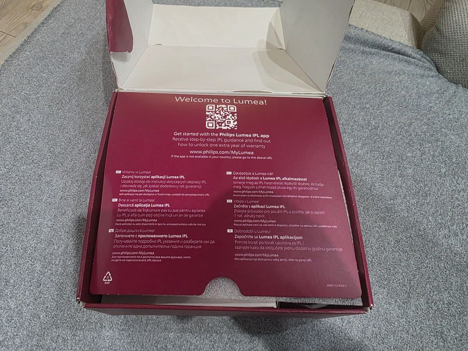 Depilator Laserowy Philips Lumea BR1921 z trymerem