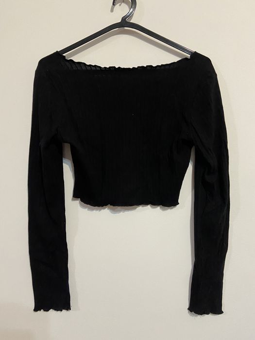 Camisola manga comprida preta