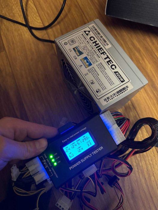 Блок живлення 500W Chieftec A80 CTG-500-80P 2x6+2pin GPU