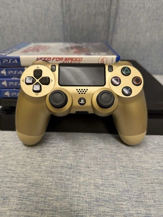 Приставка Playstation 4 slim 1Tb / 1 Геймпада! + Диски / Стан 10/8