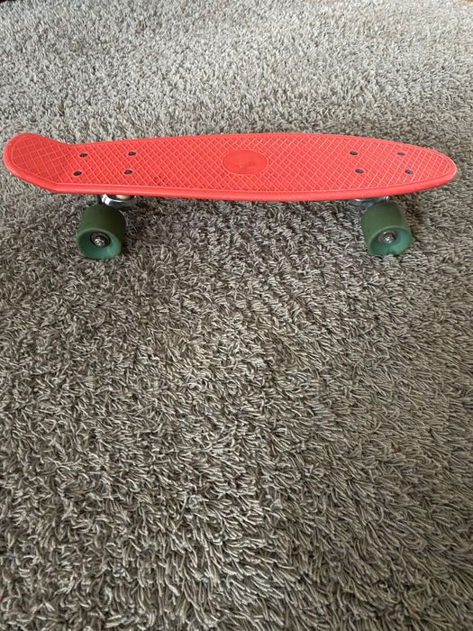 deska_czerwona fiszka_deskorolka_stan bardzo dobry