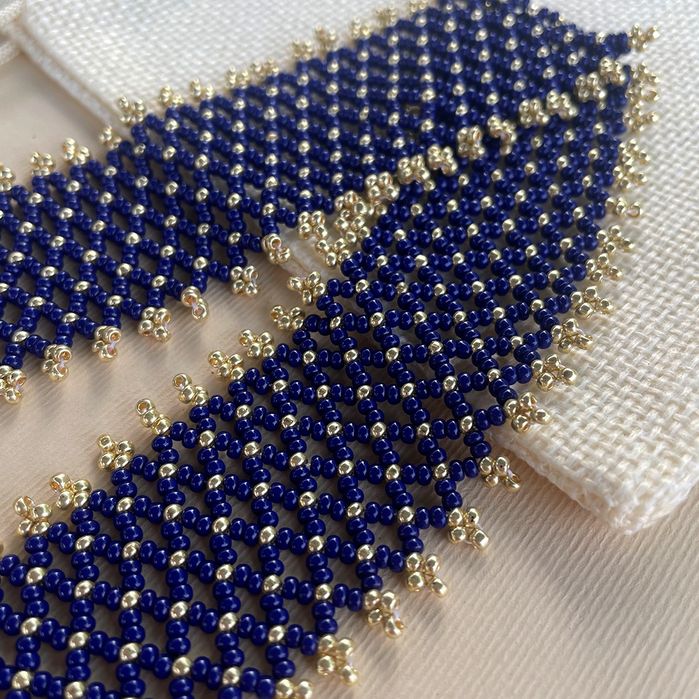 Чокер з чеського бісеру