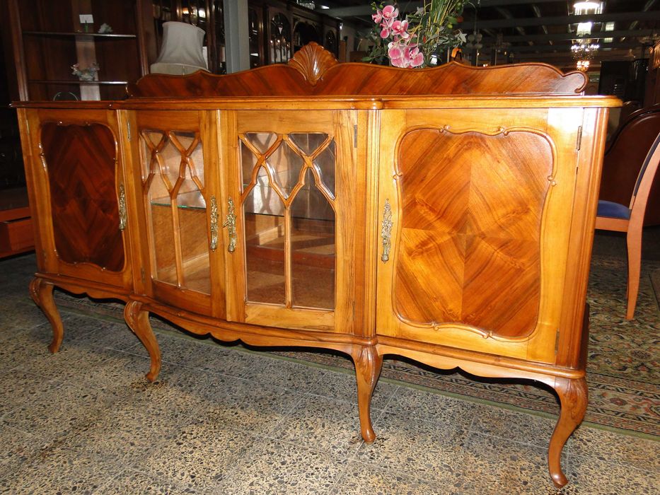 Aparador antigo em madeira estilo Queen Anne - óptimo estado