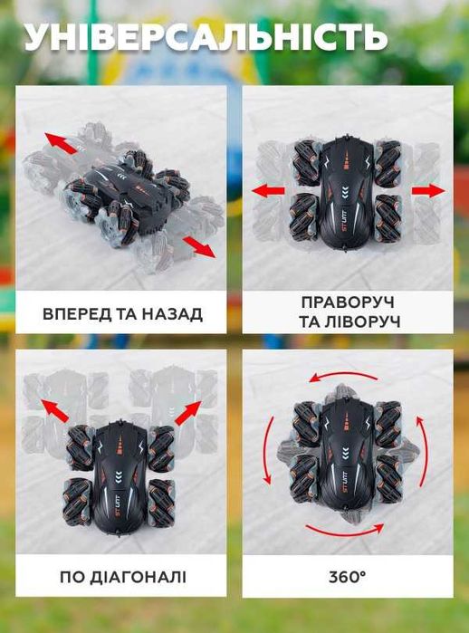 Машинка на пульті Stunt Elves трюкова машинка жук дрифт подарунок