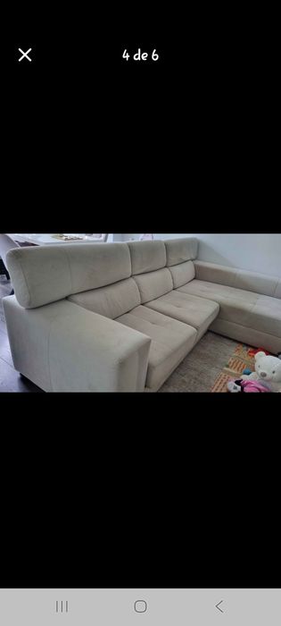 Sofa cinza claro