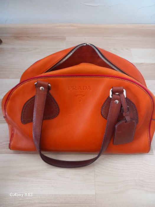 Prada Vitello Bowling bag oryginalna vintage
