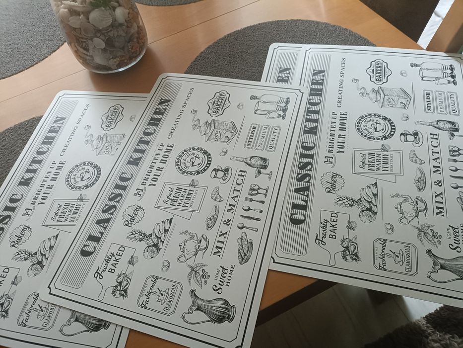 Nowe podkładki na stół