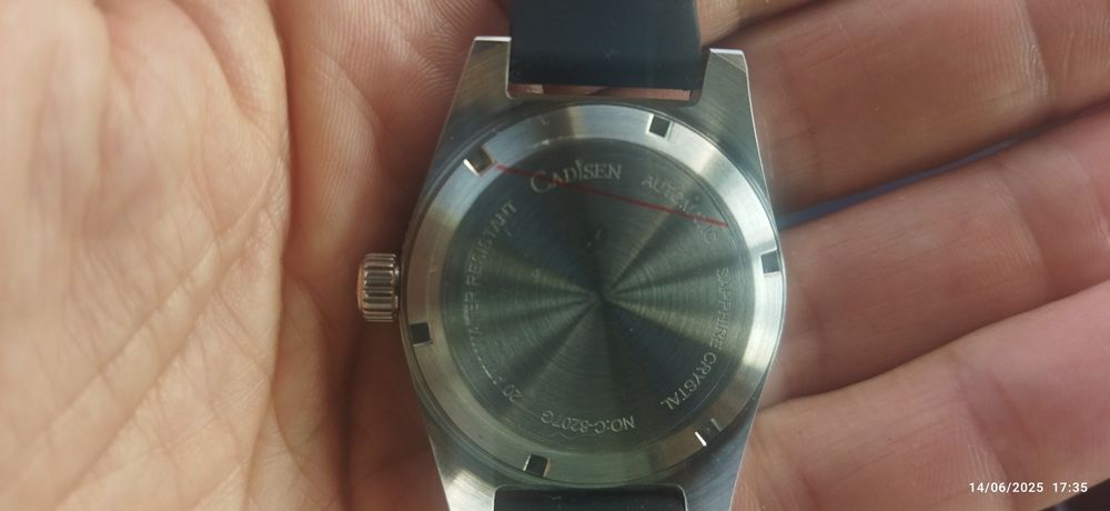 Relógio de mergulho diver "homage" seiko 62mas, da marca cadisen