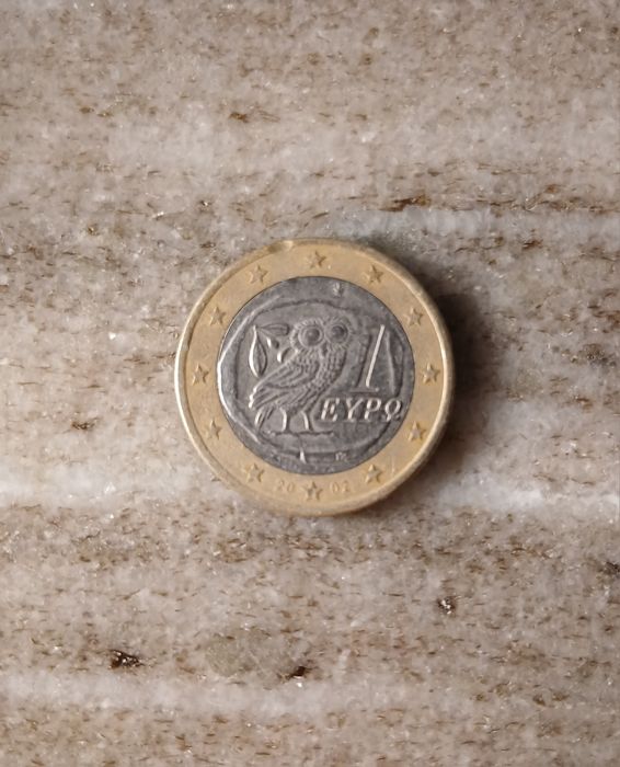 Moeda de 1 euro rara
