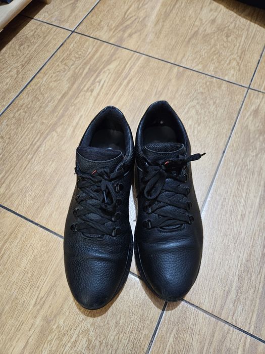 Мужские кожаные кроссовки туфли весна осень