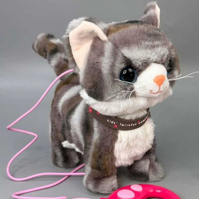 М`яка  інтерактивна іграшка 2 види, "Котик"