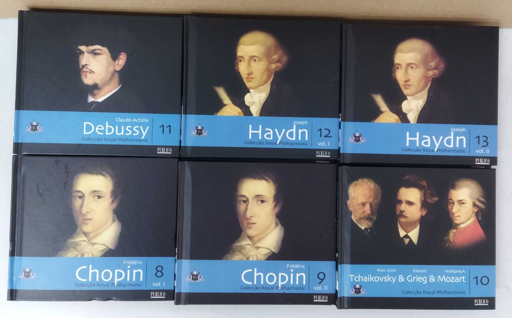 Coleção Royal Philharmonic Completa. 25 CDs+25 Livros capa dura