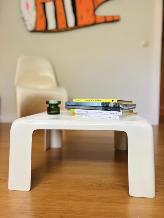 Conjunto mesas brancas 4 Gatti