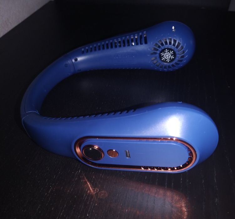 Ventoinha de pescoço, nova, com 5 níveis de velocidade.