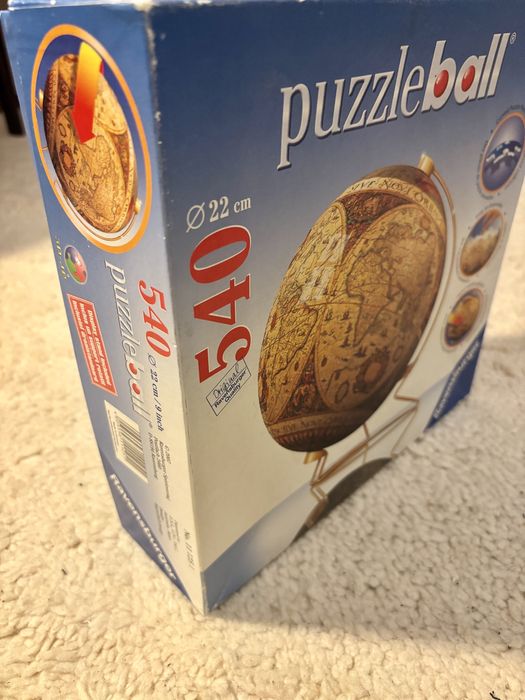 puzzle Globus puzzleball Kula ziemska Ravensburger l 3D Historyczna