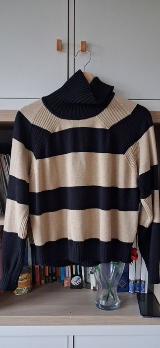 Sweter z golfem Esprit rozmiar XS S bawełniany