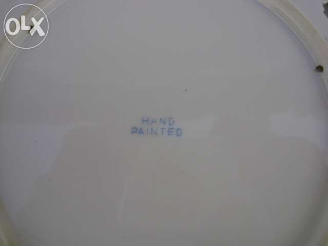 Porcelanas - cerámica - pintado à mão - antiguidade - coleção