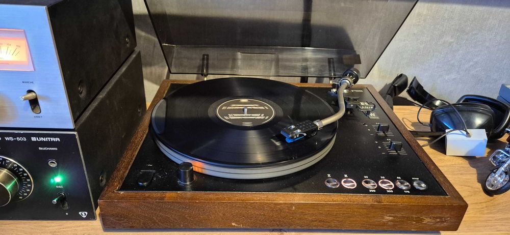 Gramofon Unitra  DANIEL 1100 FS  po serwisie nowa wkładka