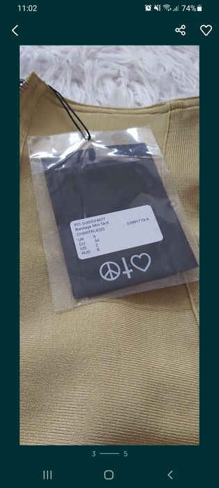 Spodnica bandazowa missguided